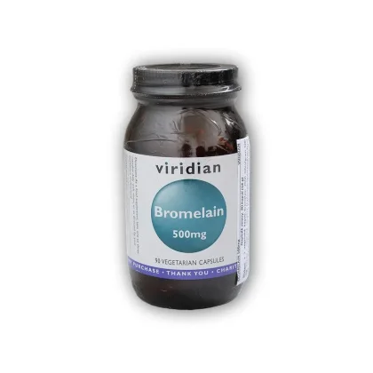 Viridian Bromelain 500mg 90 kapslí