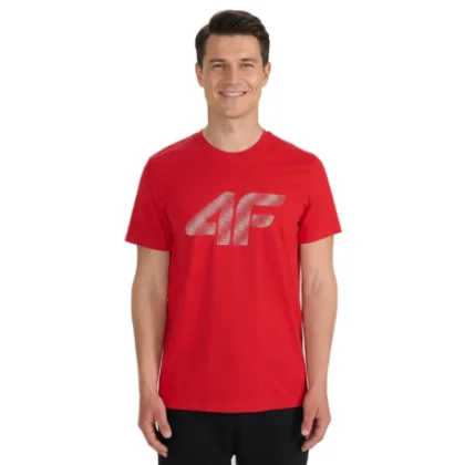 Férfi rövid ujjú póló 4F TSHIRT M3342-62S-RED