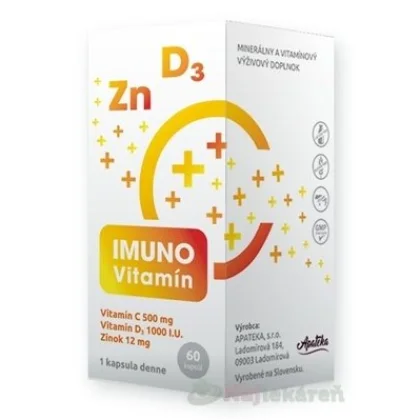 IMUNO Vitamín - Apateka, 60 ks