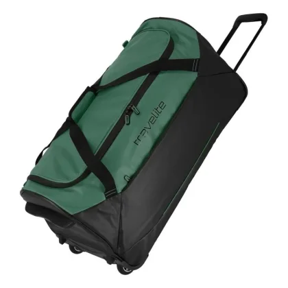 Travelite Basics Trolley Travel Bag Black/green taška