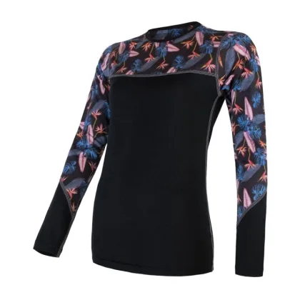 Sensor Merino Impress Černá/floral