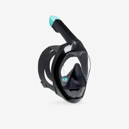 DECATHLON Potápačská a šnorchlovacia maska Easybreath 900 čierna M-L