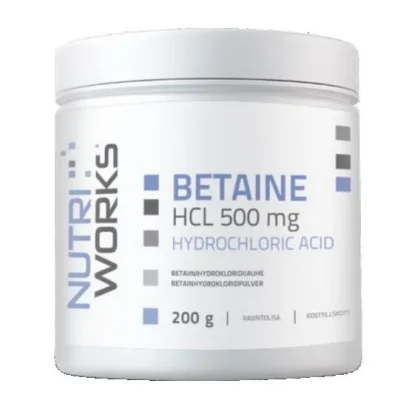 NutriWorks Betaine HCL 500mg 200g
