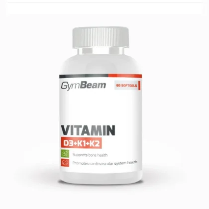 Vitamín D3+K1+K2 60 kapsúl - GymBeam