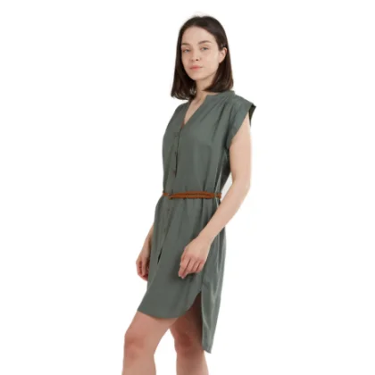 Dámske šaty FUNDANGO Mona Dress-537-khaki