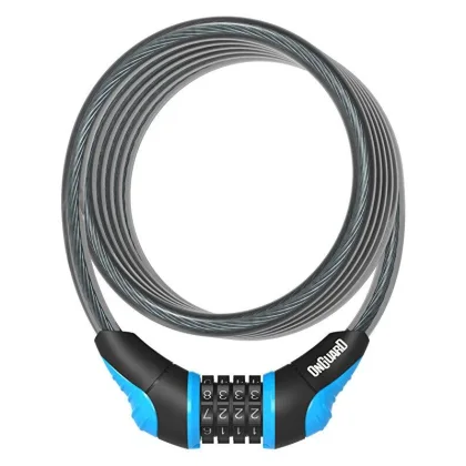 Onguard zámek spirála 1800x10 mm kódový modrý