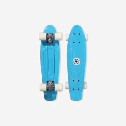 DECATHLON Detský pennyboard Play 500 plastový modrý .