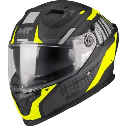MT Helmets Braker SV Cockpit B13 matná černo-šedo-fluo žlutá