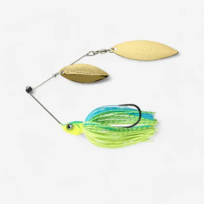 CAPERLAN Nástraha spinnerbait Spino PK 14 g modrá/žltozelená bez