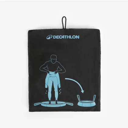 DECATHLON Vak na neoprén čierny bez