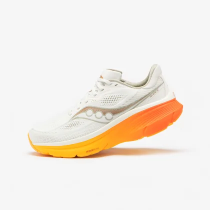 SAUCONY SAUCONY Guide 19 pánska bežecká obuv bielo-oranžová 44