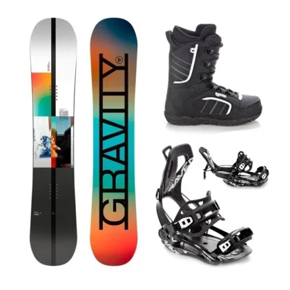 Gravity Symbol 24/25 snowboard + Raven Fastec FT360 black vázání + Raven Target obuv
