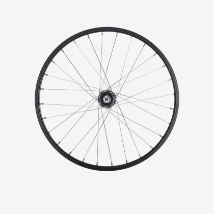 BTWIN Zadné koleso na detský 20-palcový bicykel s voľnobežkou čierne bez