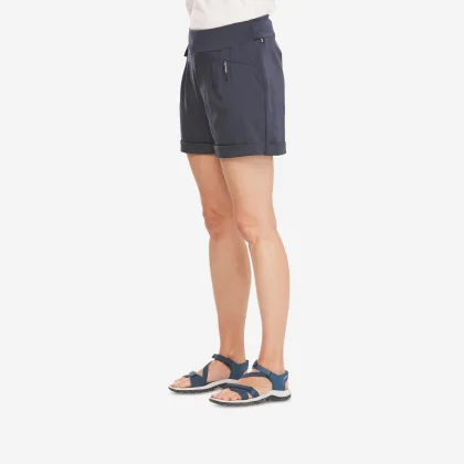 QUECHUA Dámske turistické šortky NH500 Regular modré L-XL