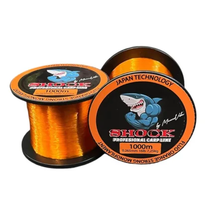 METHOD FEEDER FANS Shock Fluo Orange Strong, 1000 m priemer 0,285 mm, nosnosť 8,16 kg/ 18 lb