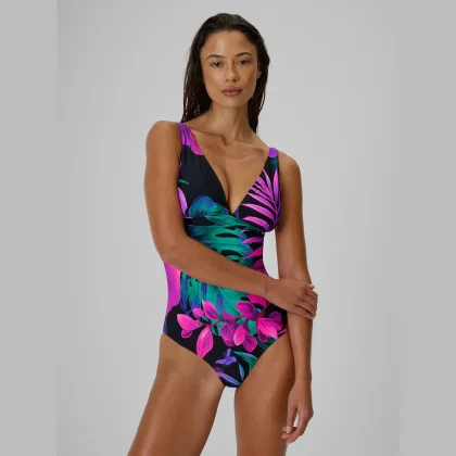 Dámské jednodílné plavky - multicolor