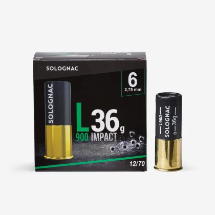 SOLOGNAC Náboje L900 36 g Impact kaliber 12/70 brok č. 6 x 25 ks N° 6