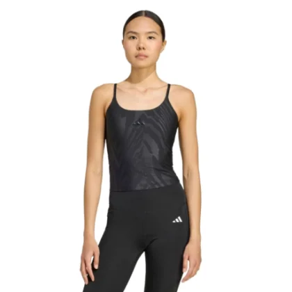 Dámske tréningové tielko ADIDAS OPT AOP LS TANK BLACK