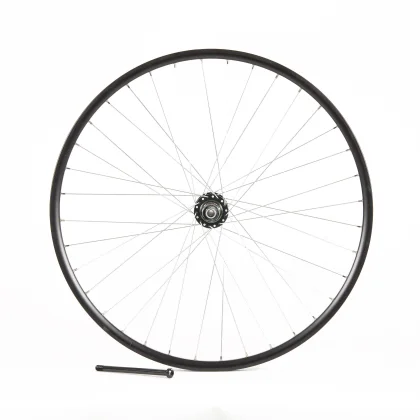 RIVERSIDE Zadné koleso na trekový bicykel 28" dvojstenný ráfik 19C pevná os 142X12mm bez