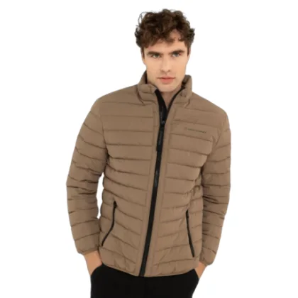 Pánska bunda VOLCANO J-BENZ-102-BEIGE