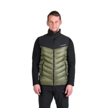 Pánská turistická vesta NORTHFINDER FILIPPO-550blackdarkgreen