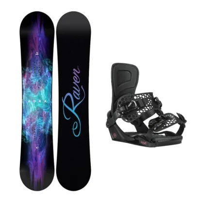Raven Aura dámský snowboard + Gravity Rise black snb vázání