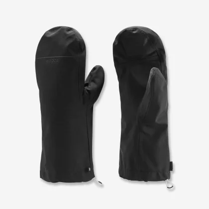WEDZE Lyžiarske vrchné rukavice čierne 2XL-3XL
