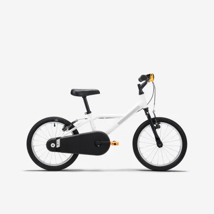 BTWIN Detský bicykel DISCOVER 100 16 palcov 4 až 6 rokov biely bez veľkosti
