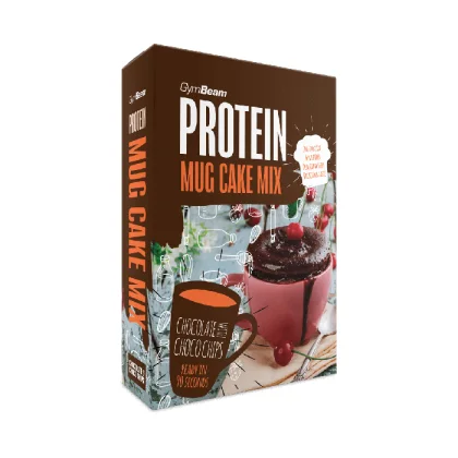 GymBeam Protein Mug Cake Mix 500 g čokoláda a čokoládové kúsky