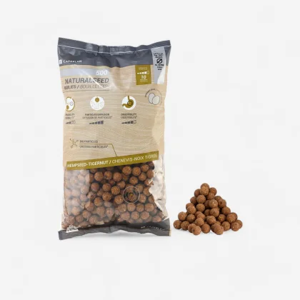 CAPERLAN Boilies na lov kapra NaturalSeed 16 mm 2 kg Konopné semeno - Tigrí orech bez