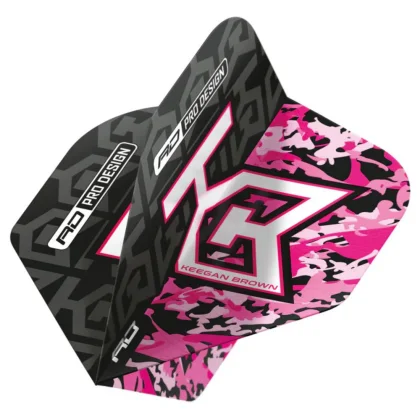 Letky na šípky Red Dragon Hardcore Premium Keegan Brown No2