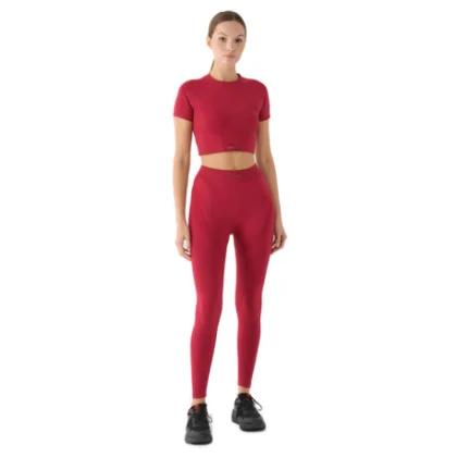 Női leggings 4F TIGHTS FNK F389-RAW24TFTIF389-60S-BURGUNDY