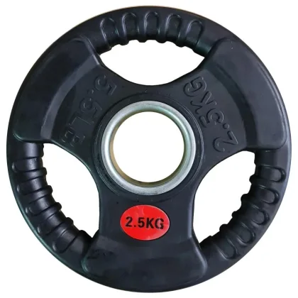 Kubisport Náhradní pogumovaný kotouč s úchopy 2,5kg - průměr 50 mm