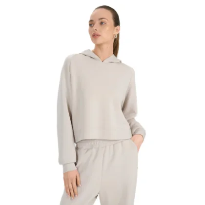 Dámská mikina s kapucí 4F SWEATSHIRT F1562-83S-BEIGE