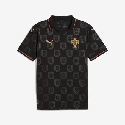 PUMA PUMA Portugal Eusebio SR futbalový dres čierny S