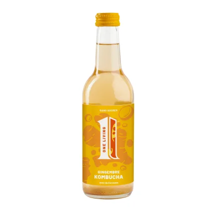 N°1 LIVING N°1 LIVING zázvorová kombucha 275 ml bez