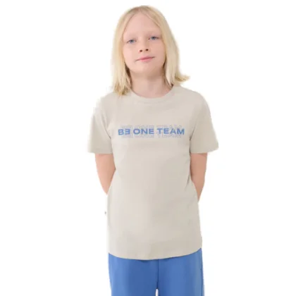 Fiú póló rövid ujjú 4F JUNIOR TSHIRT M2186-12S-CREME