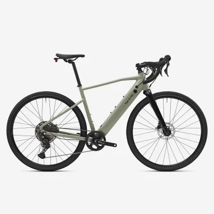 VAN RYSEL Gravel elektrobicykel E-GRVL AF Discover Cues 1x11 kaki S