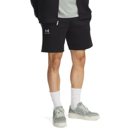 Pánské teplákové kraťasy UNDER ARMOUR UA Icon Fleece Short Taping-BLK