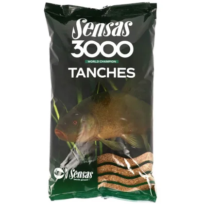SENSAS SENSAS 3000 Tanche krmivo na plávanú 1kg 1kg