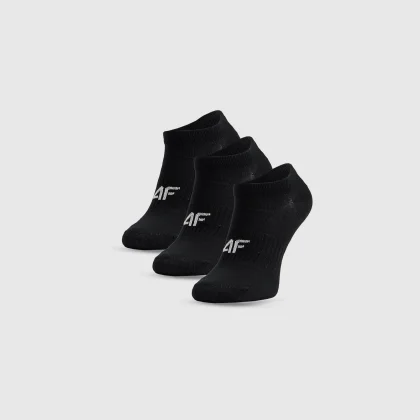 Ponožky krátke (3-pack) dievčenské - čierne