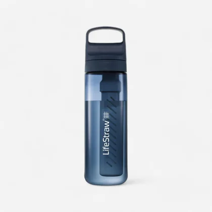 LIFESTRAW Fľaša na filtrovanie vody 0,65 l Lifestraw Go modrá bez
