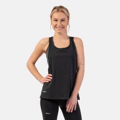 NEBBIA Dámske tielko Loose Cross Back Black L