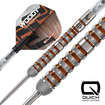 Šípky steel Harrows Luke Woodhouse Series 3 21g Quick Point 90% wolfram