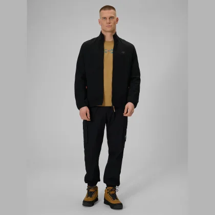 Pánske casual cargo nohavice - čierne