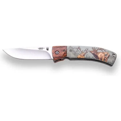 Joker nůž Deer 83 mm Printed Aluminium motiv jelena