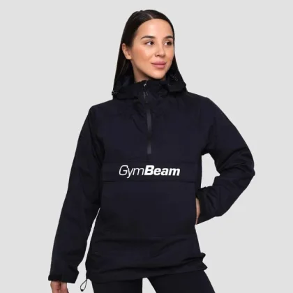 GymBeam Dámská bunda Rain Smock Black