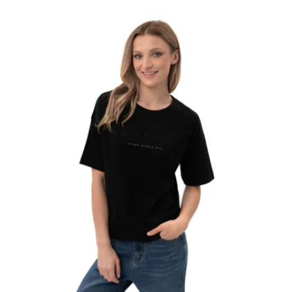Dámske tričko s krátkym rukávom VOLCANO PERFECT-700-BLACK