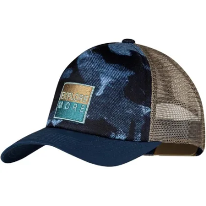 Detská šiltovka BUFF TRUCKER CAP YOUTH SNIGS NIGHT BLUE