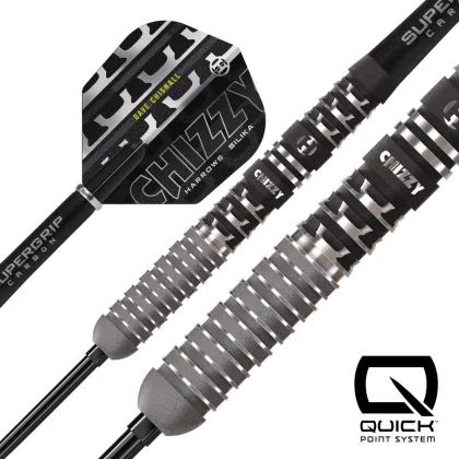 Šípky steel Harrows Chizzy Series 4 22g Quick Point 90% wolfram